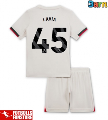 Chelsea Romeo Lavia #45 Bortatröja Barn 2025-26 Kortärmad (+ Korta byxor)
